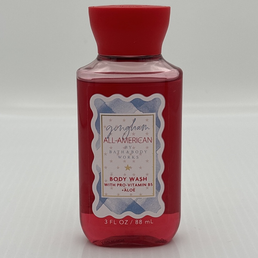 Bath & Body Works Gingham All American Body Wash ~ 3 fl oz TRAVEL SIZE ~ NEW!
